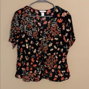 Floral print shirt
